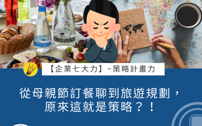 JTK-S2-EP5 從母親節訂餐聊到旅遊規劃，原來這就是策略？！ #策略計劃力
