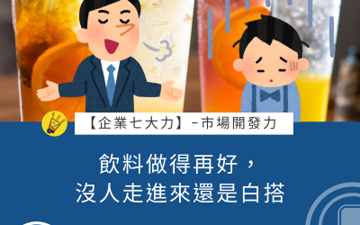 JTK-S2-EP10 飲料做得再好，沒人走進來還是白搭 #市場開發力