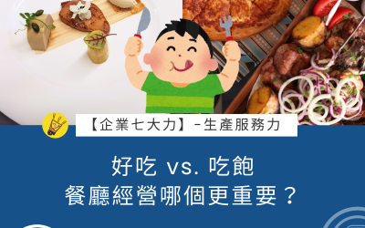 JTK-S2-EP18 好吃 vs. 吃飽，餐廳經營哪個更重要？#生產服務力