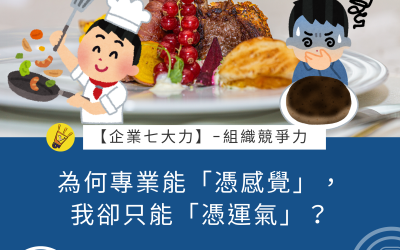 EP24 為何專業能「憑感覺」,我卻只能「憑運氣」?#組織競爭力